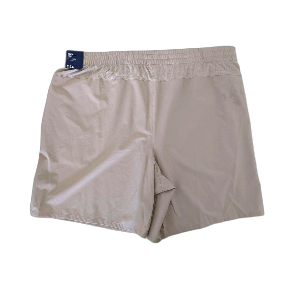 NEW DSG men's athletic tan beige woven shorts 8" inseam size 2XL NWT